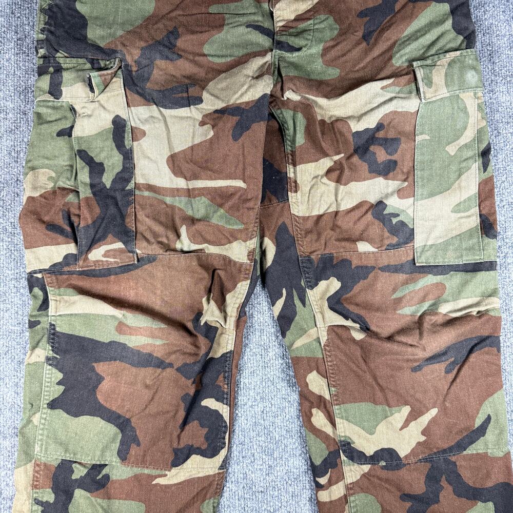 Vintage U.S. Army Woodland Camouflage Cold Weather Pants Medium Regular 31 x 32 - Picture 8 of 11
